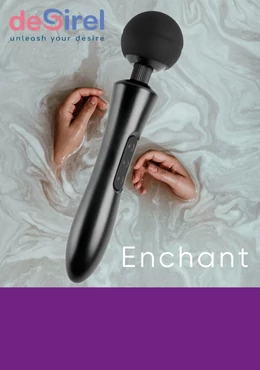 Desirel Enchant - čierny masážny vibrátor - Lovesexshop.sk sex shop