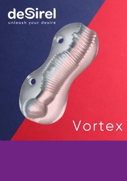 Desirel Vortex - masturbátor (priehľadný) - Lovesexshop.sk sex shop